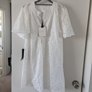 NWT White Eyelet Dress From Pomander Place / Tuckernuck